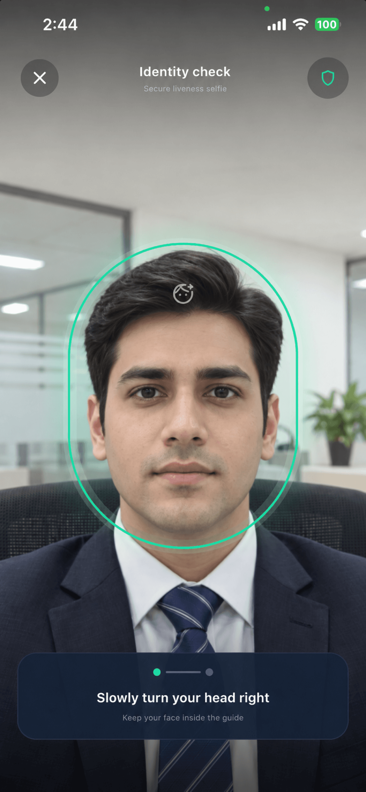 Capture a liveness check in the published Attendify Vision worker app